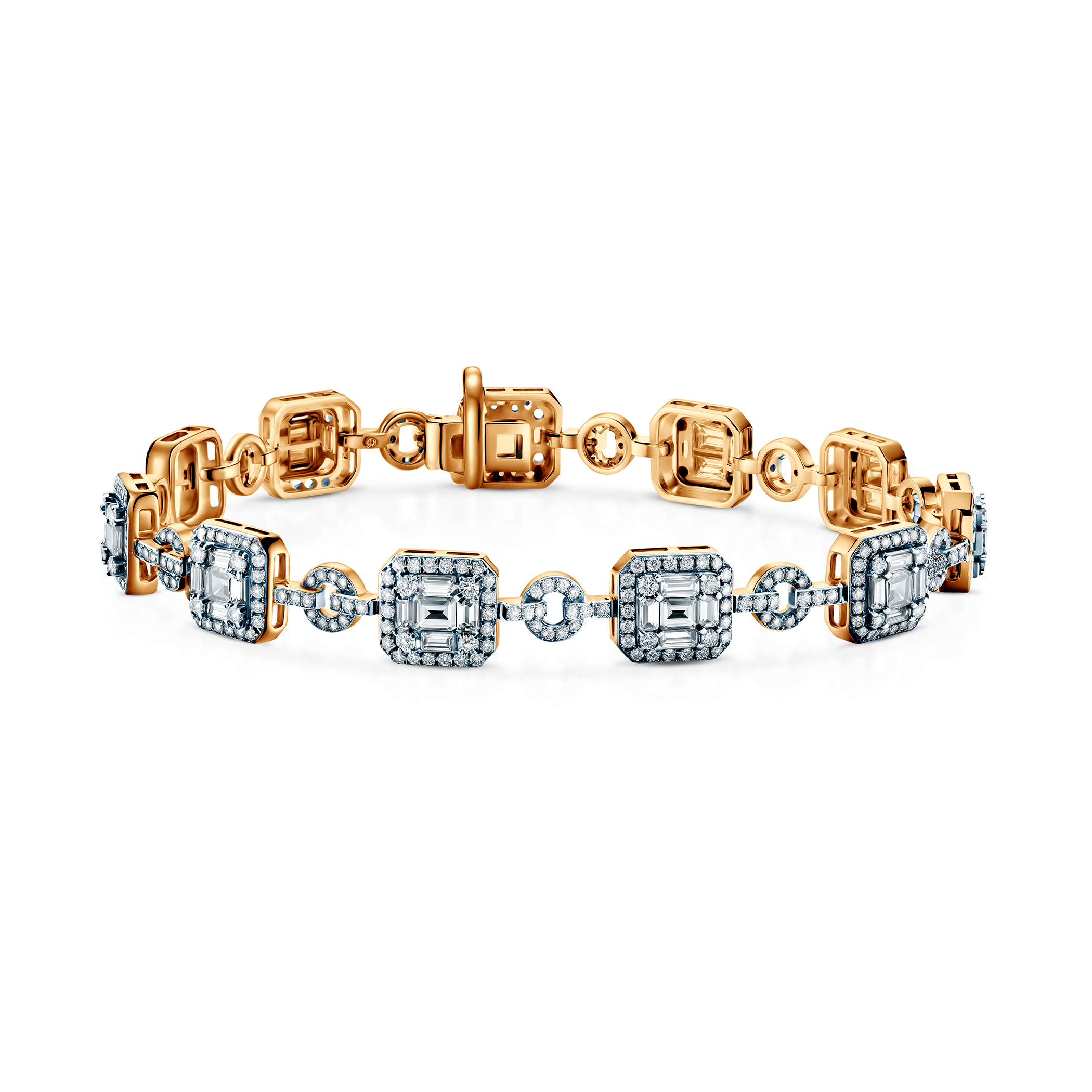 SAVICKI bracelet: two-tone gold, diamonds