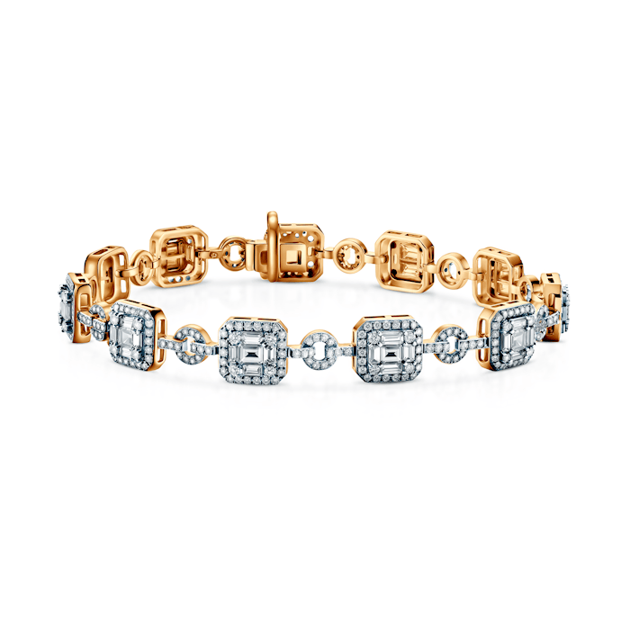 SAVICKI bracelet: two-tone gold, diamonds