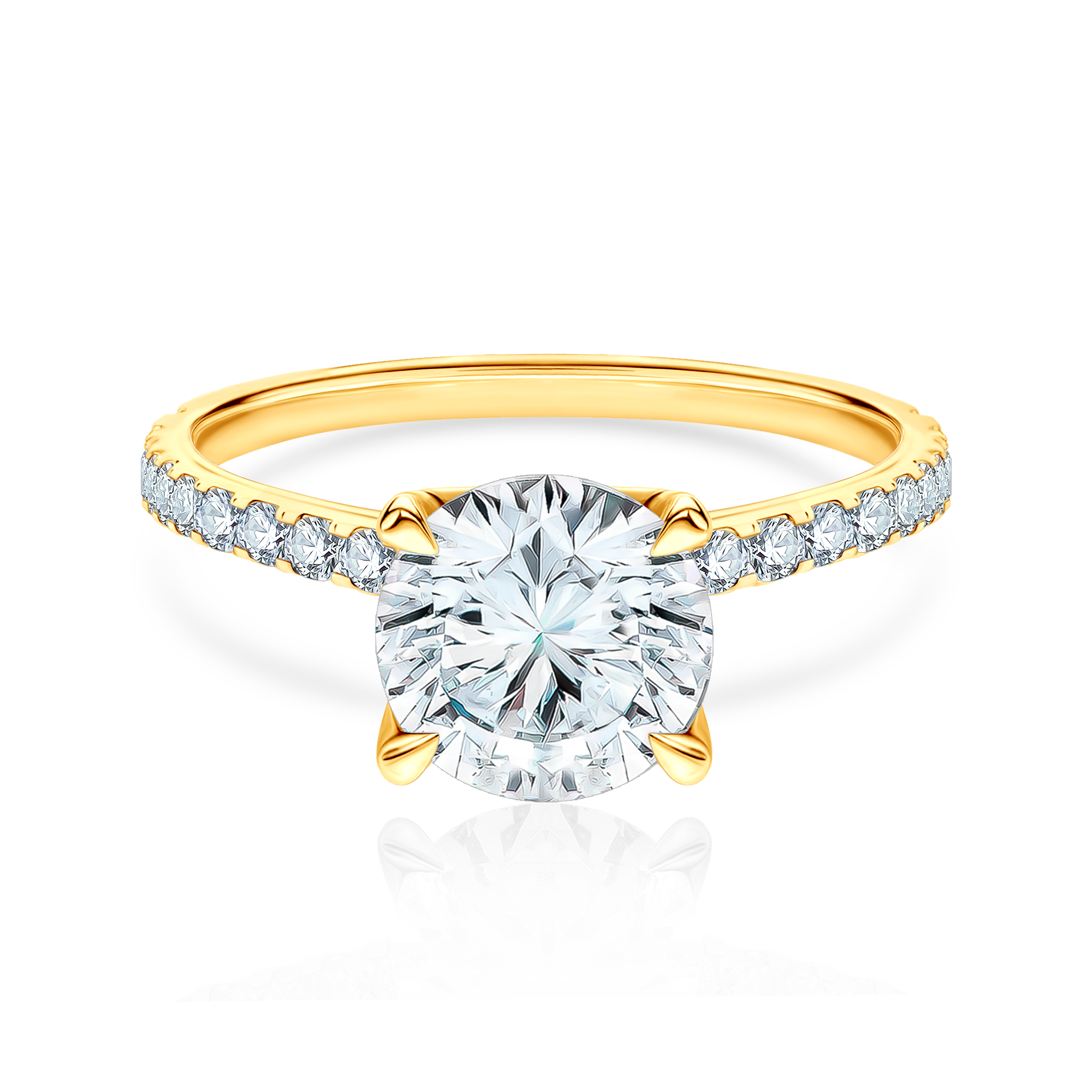 Δαχτυλίδι αρραβώνων Share Your Love: χρυσός, διαμάντι