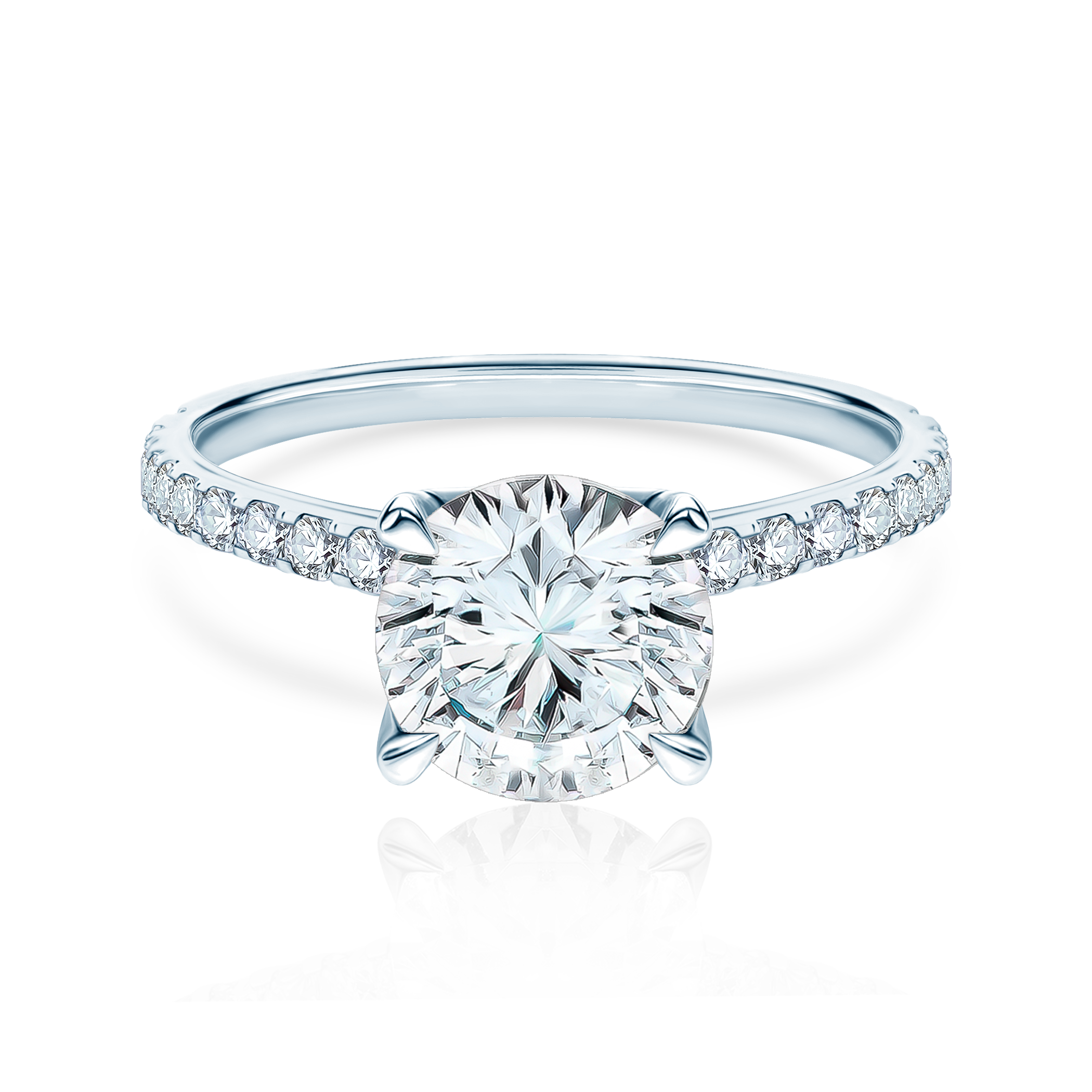 Δαχτυλίδι αρραβώνων Share Your Love: λευκός χρυσός, διαμάντι