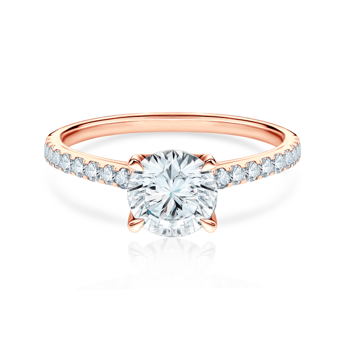 Zaručnički prsten Share Your Love: ružičasto zlato, dijamant