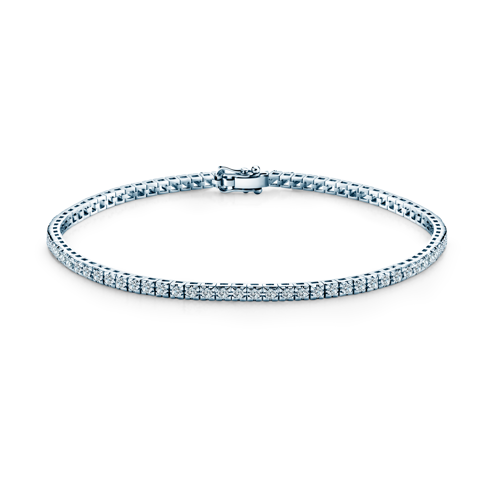 Share Your Love Tennis Bracelet 1.9mm: White Gold, Diamonds