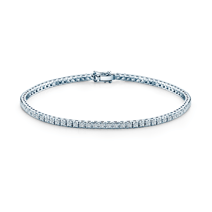Share Your Love Tennis Bracelet 1.9mm: White Gold, Diamonds