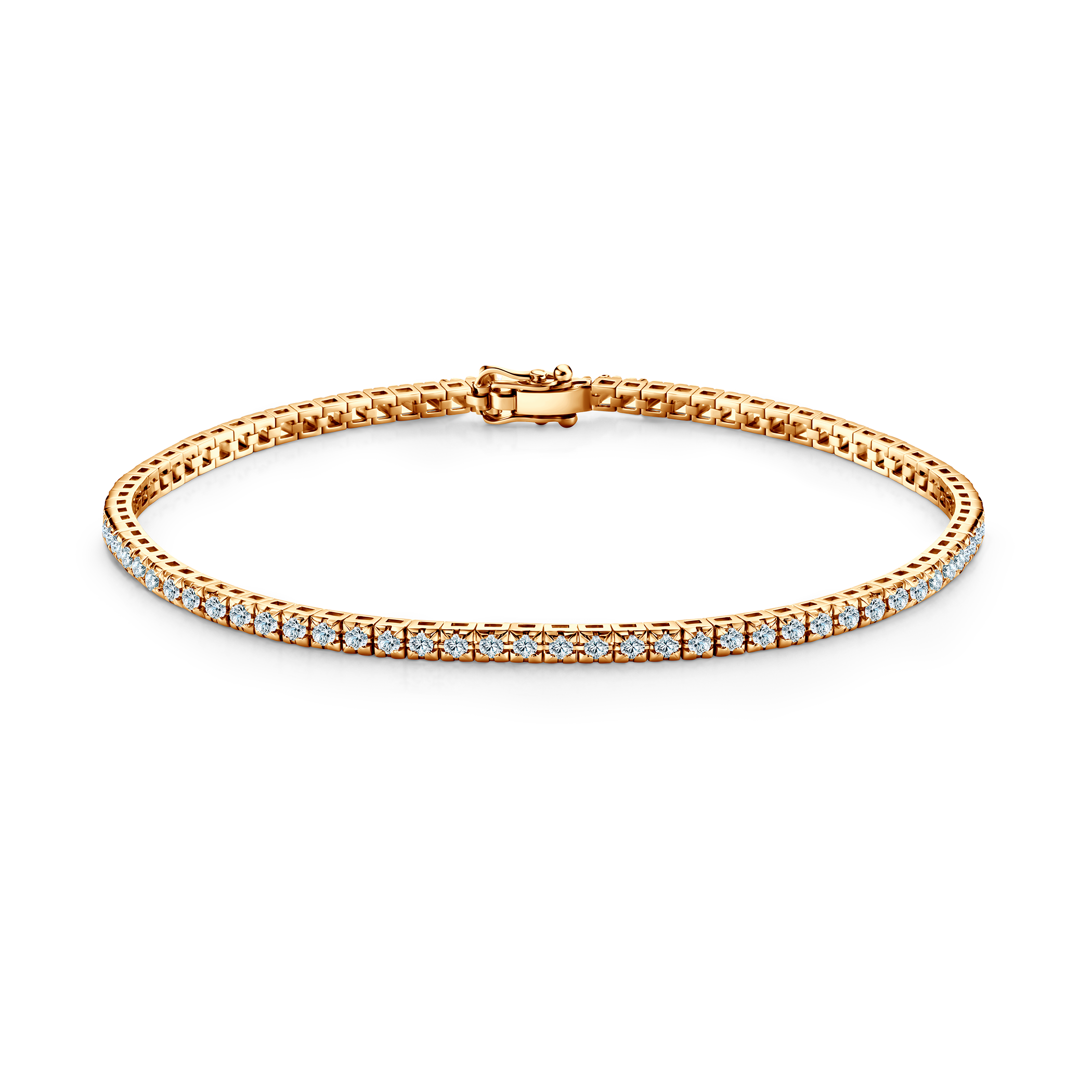 Share Your Love Tennis Bracelet 1.9mm: Gold, Diamonds