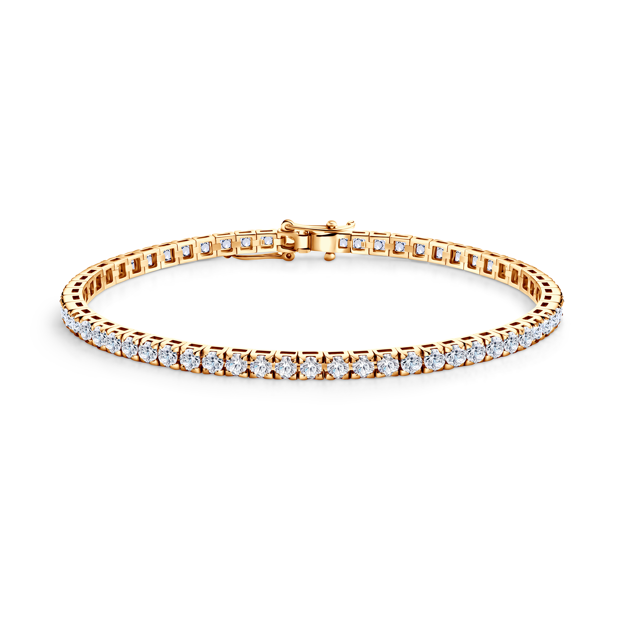Share Your Love Tennis Bracelet 3.0mm: Gold, Diamonds