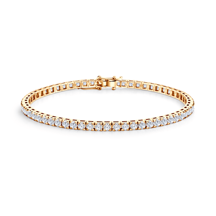 Share Your Love Tennis Bracelet 3.0mm: Gold, Diamonds