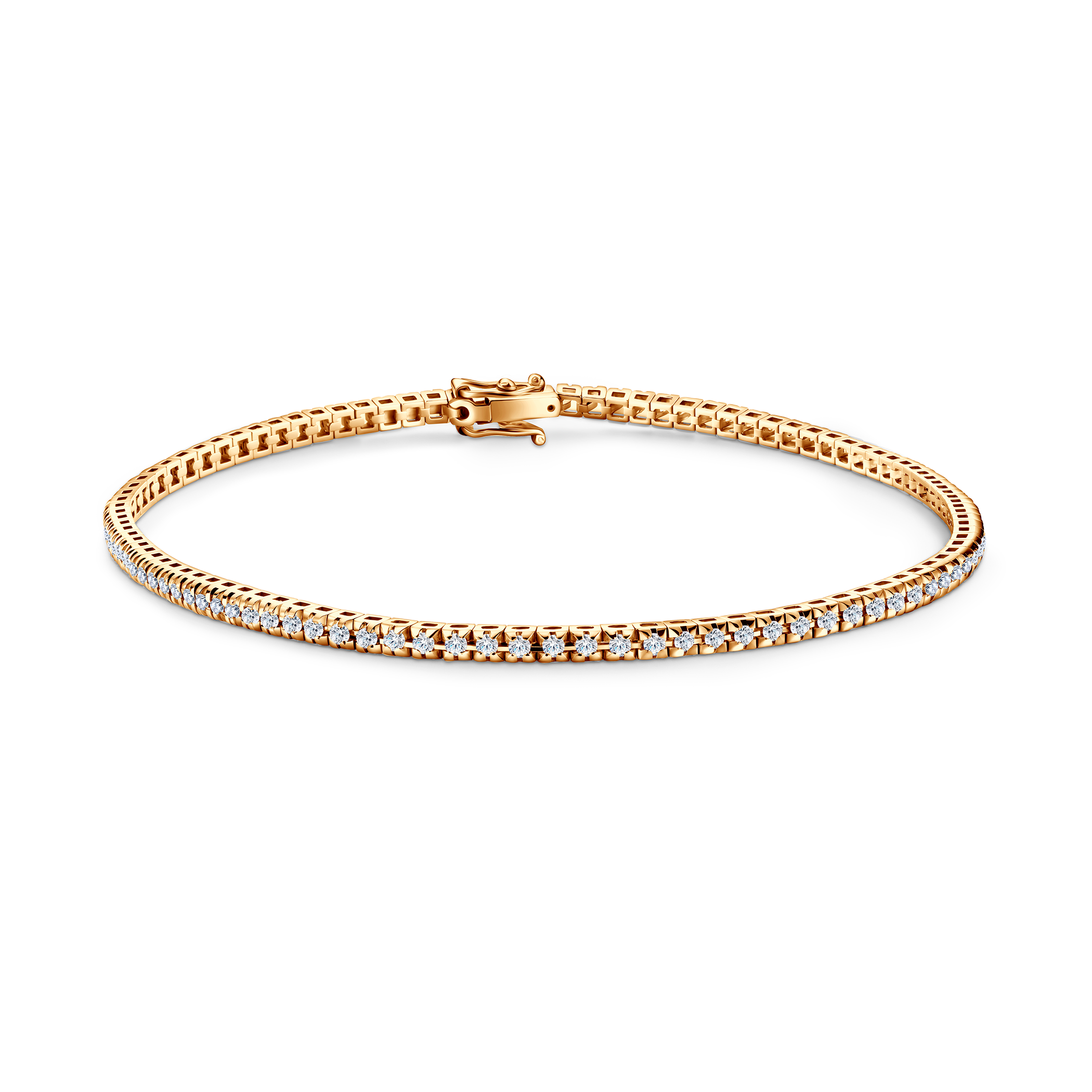 Share Your Love Tennis Bracelet 1.9mm: Gold, Lab-Grade Diamonds