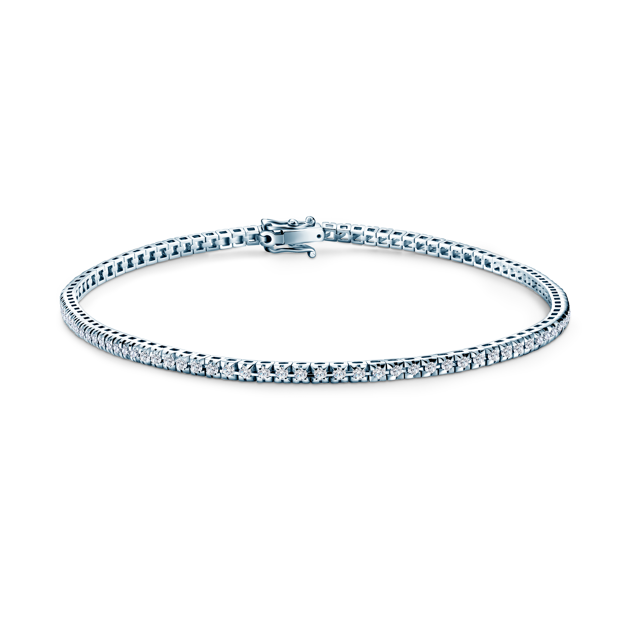 Share Your Love Tennis Bracelet 1.9mm: White Gold, Diamonds