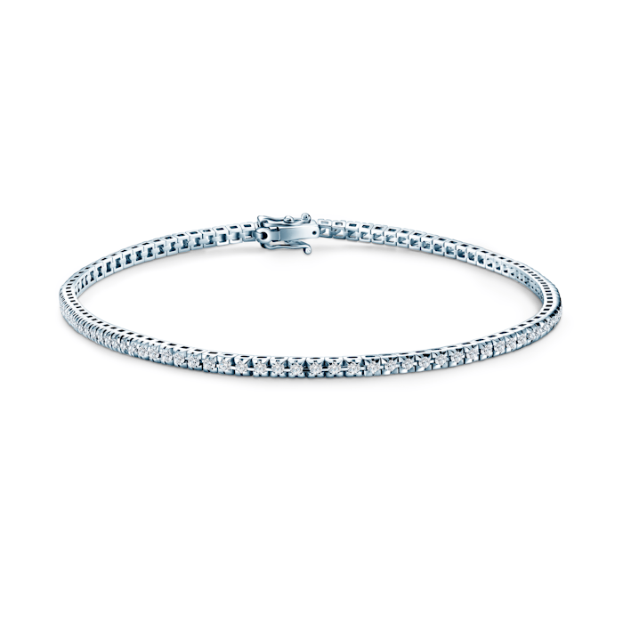 Share Your Love Tennis Bracelet 1.9mm: White Gold, Diamonds