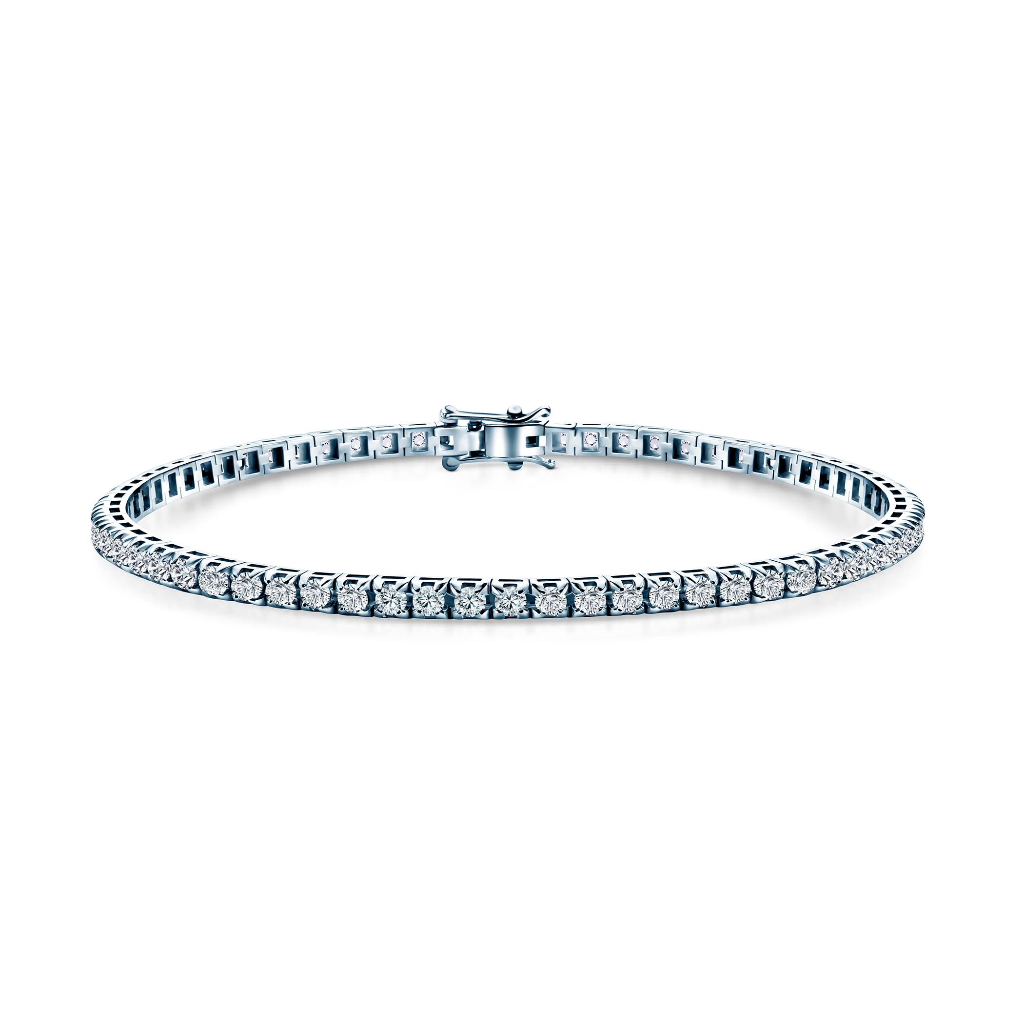 Share Your Love Tennis Bracelet 3.0mm: White Gold, Diamonds