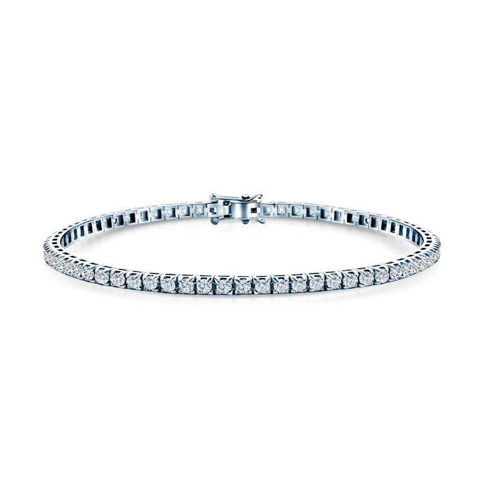 Share Your Love Tennis Bracelet 3.0mm: White Gold, Diamonds