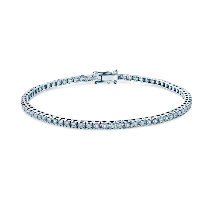 Share Your Love Tennis Bracelet 2.3mm: White Gold, Diamonds