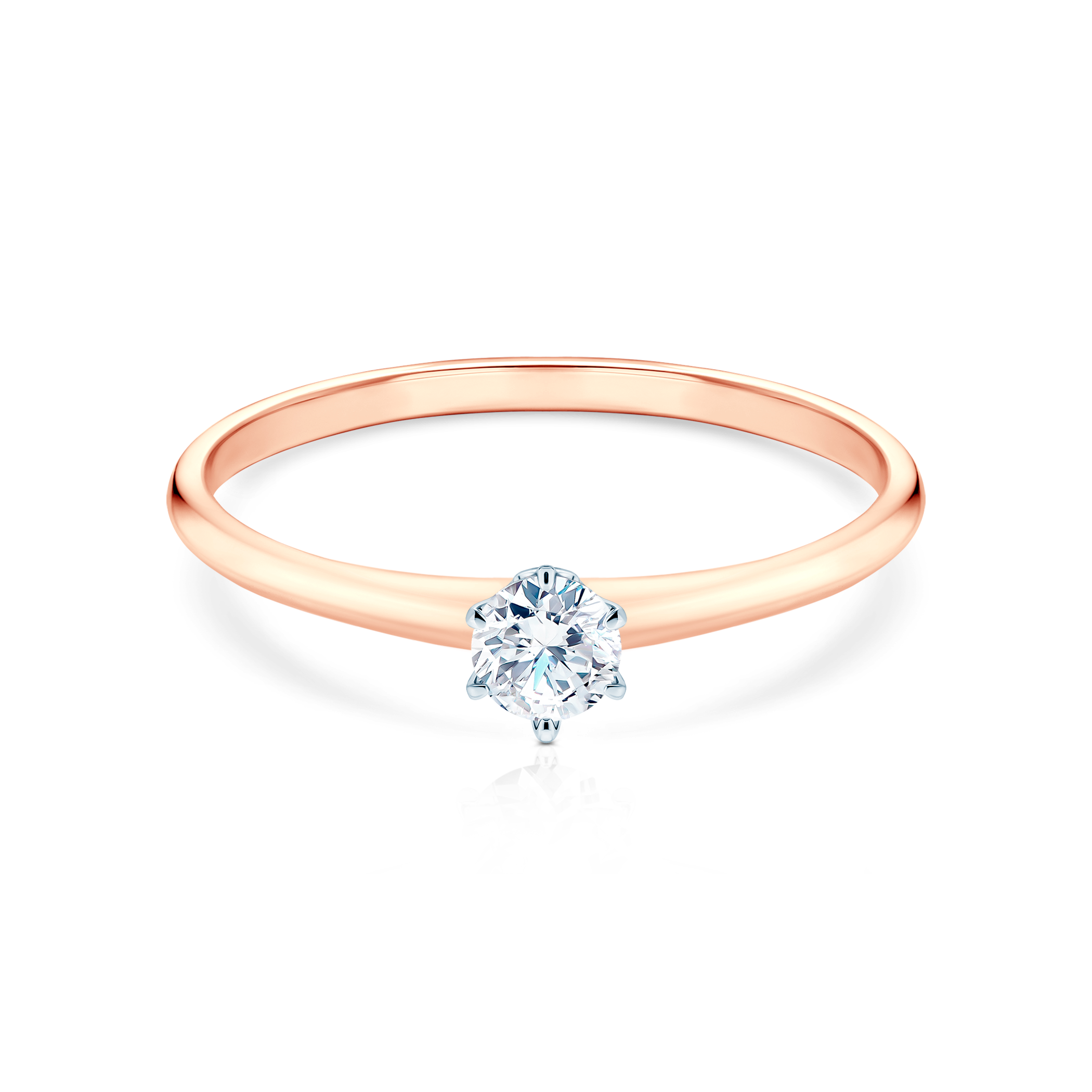 Zaručnički prsten The Journey: dvobojno zlato, dijamant 