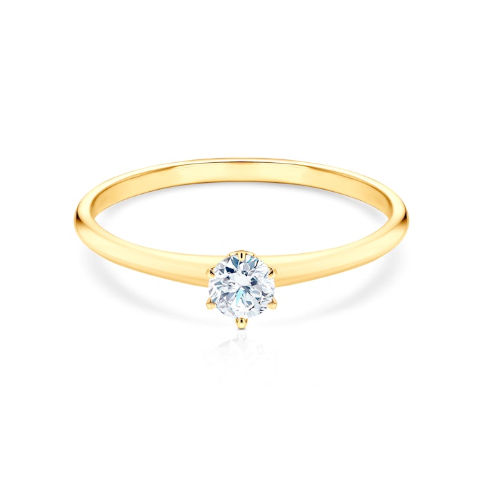 The Journey eljegyzési gyűrű: arany és gyémánt