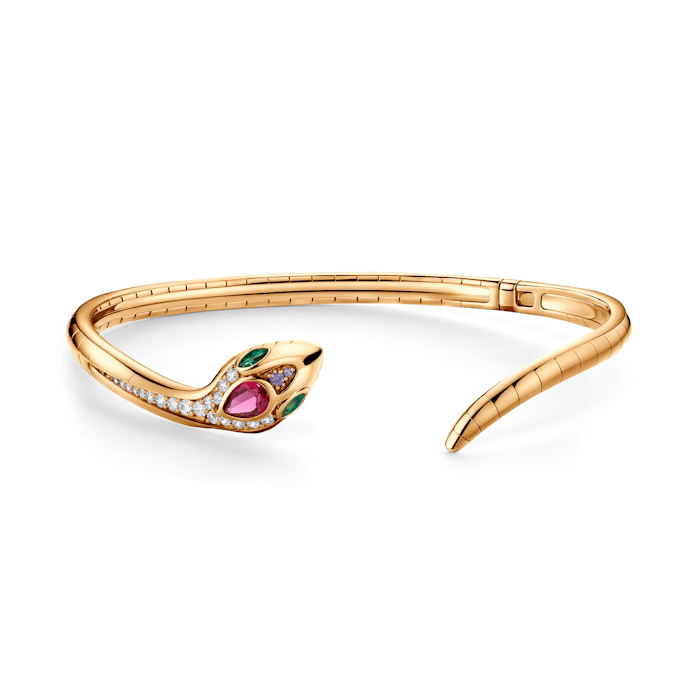 Βραχιόλι Serpentéa, επιχρυσωμένο με ασήμι