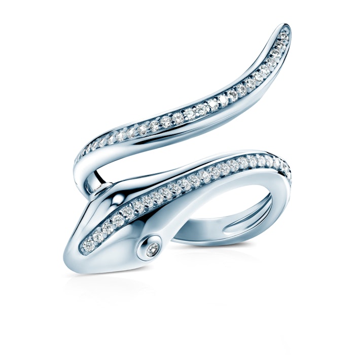 Inel Serpentéa, argint