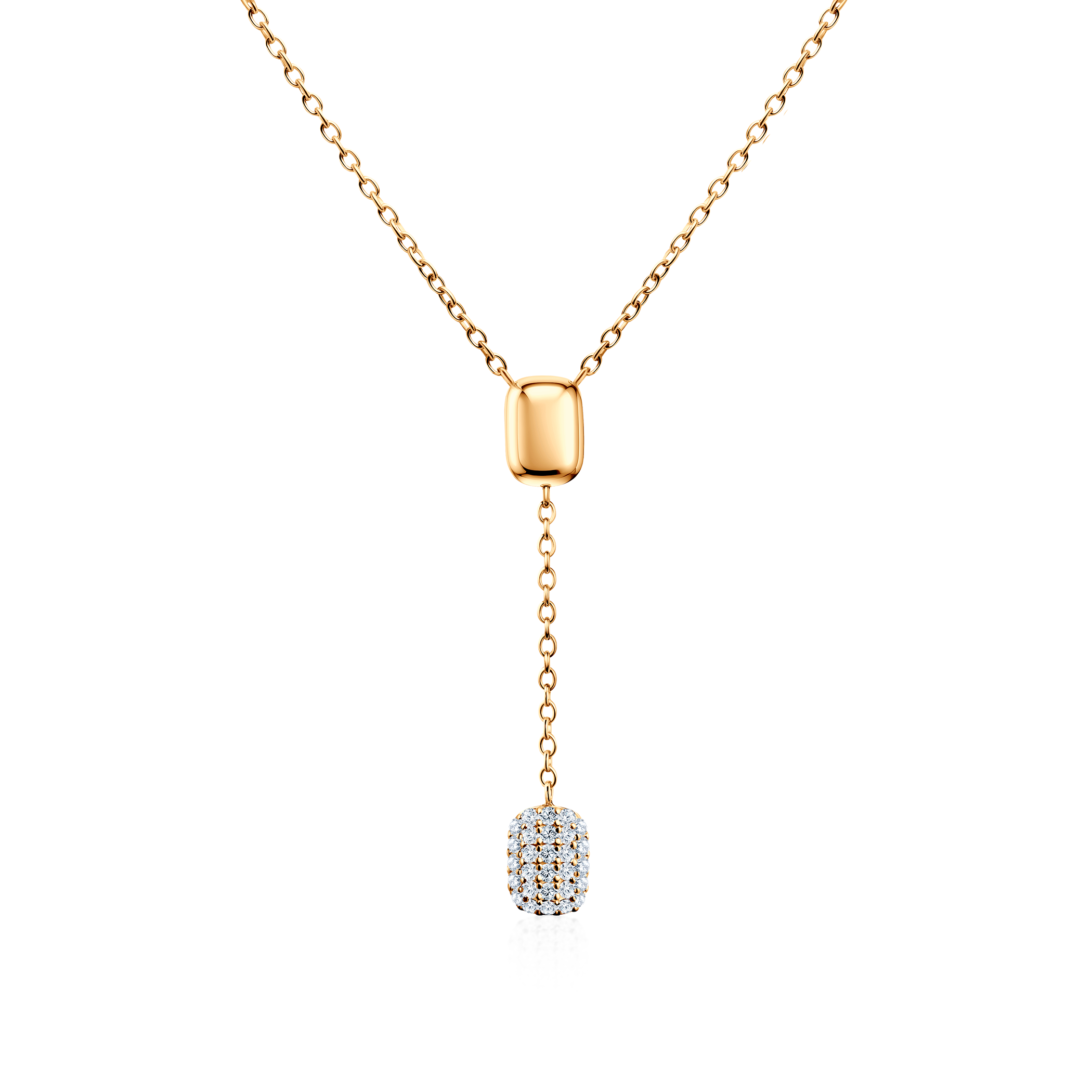 Κολιέ Eterniàle, επιχρυσωμένο ασήμι, ζιργκόν