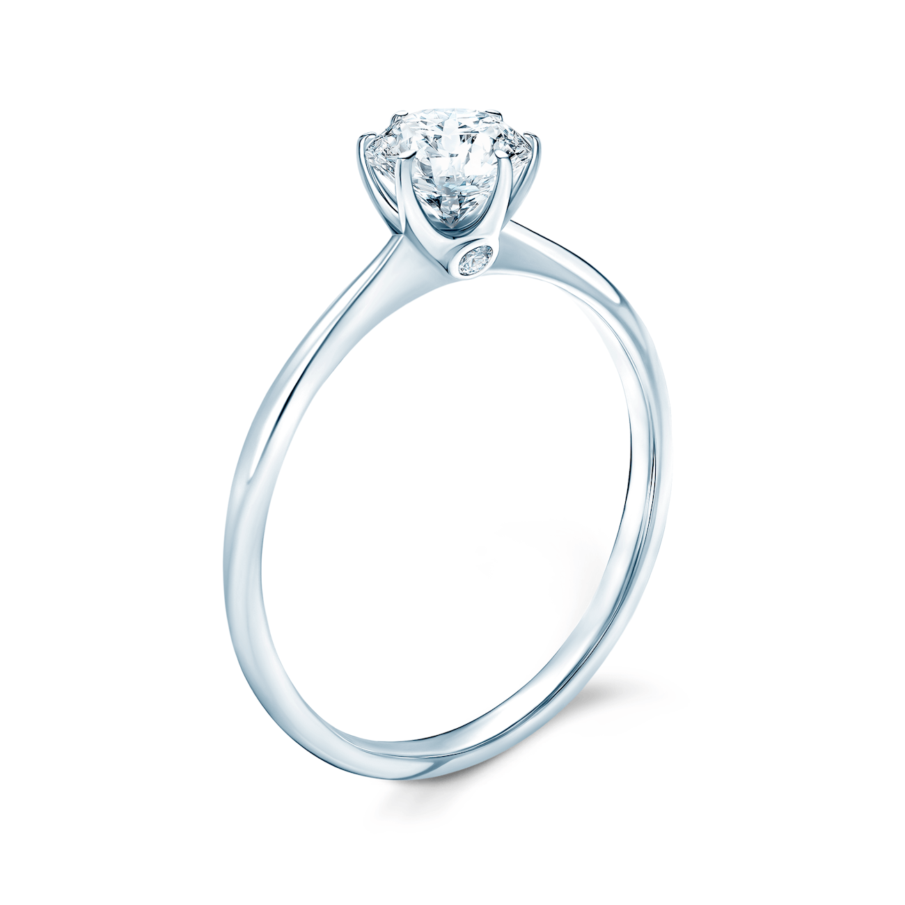 The Journey eljegyzési gyűrű: fehérarany és gyémánt