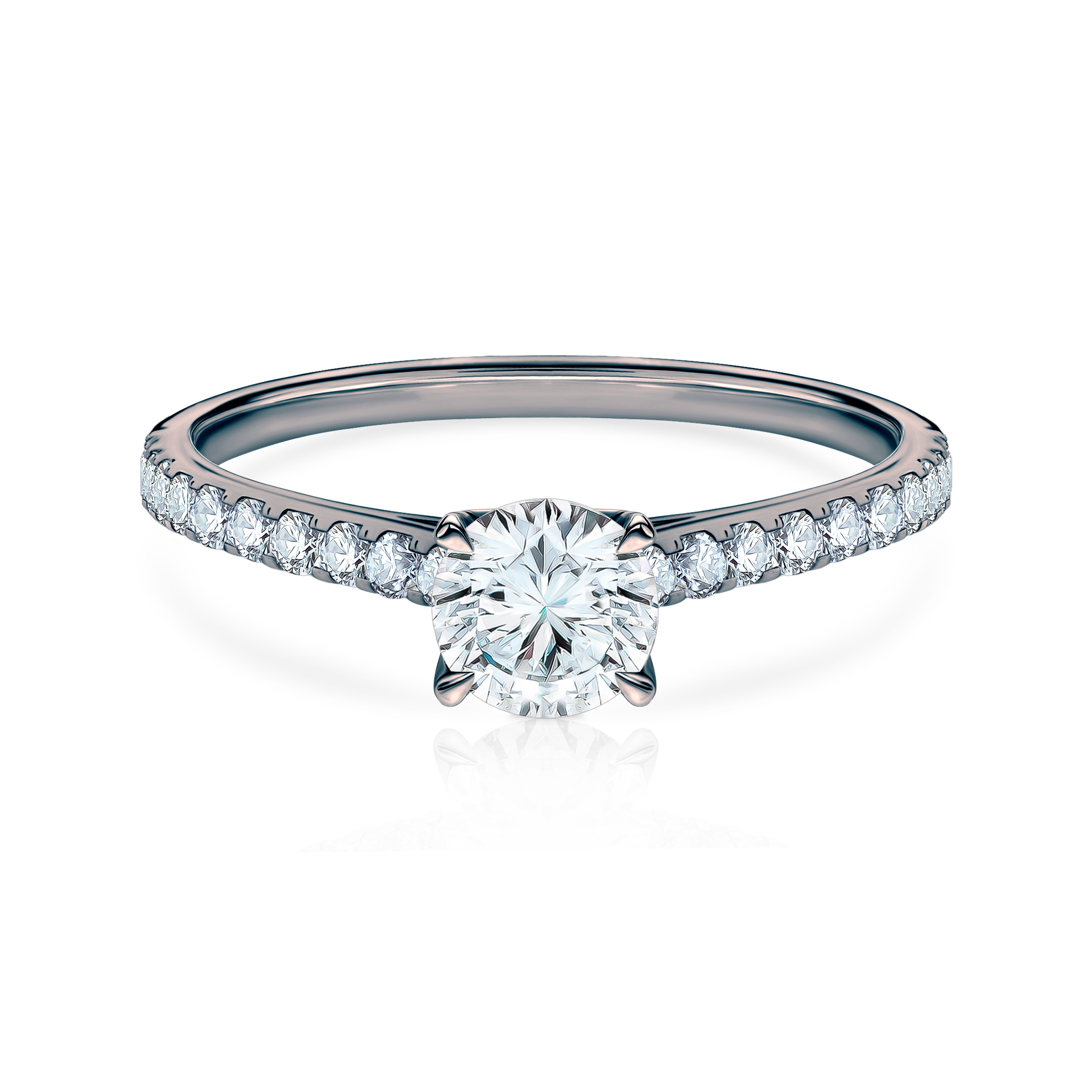 Годежен пръстен Share Your Love: черно злато, диамант