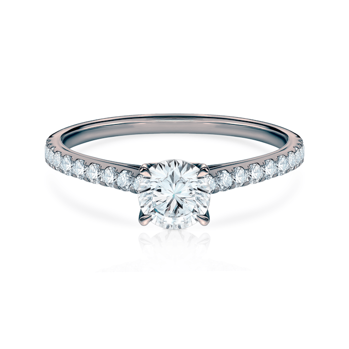 Годежен пръстен Share Your Love: черно злато, диамант