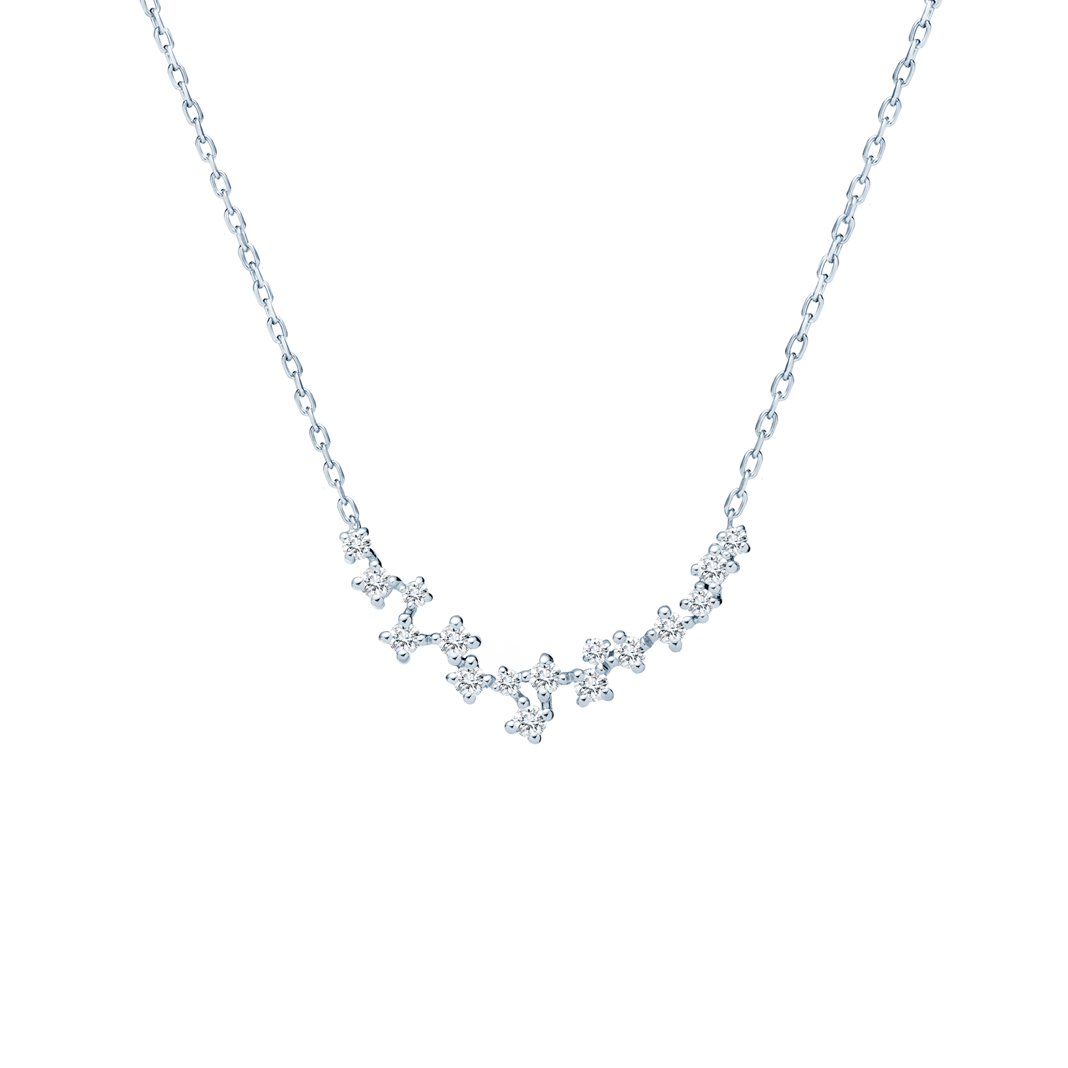 Намисто Savicki: біле золото, діаманти