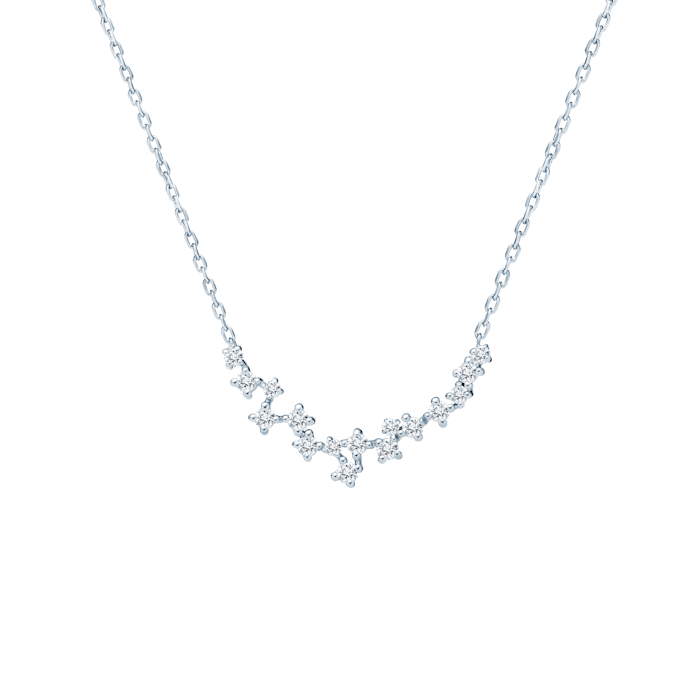 Намисто Savicki: біле золото, діаманти