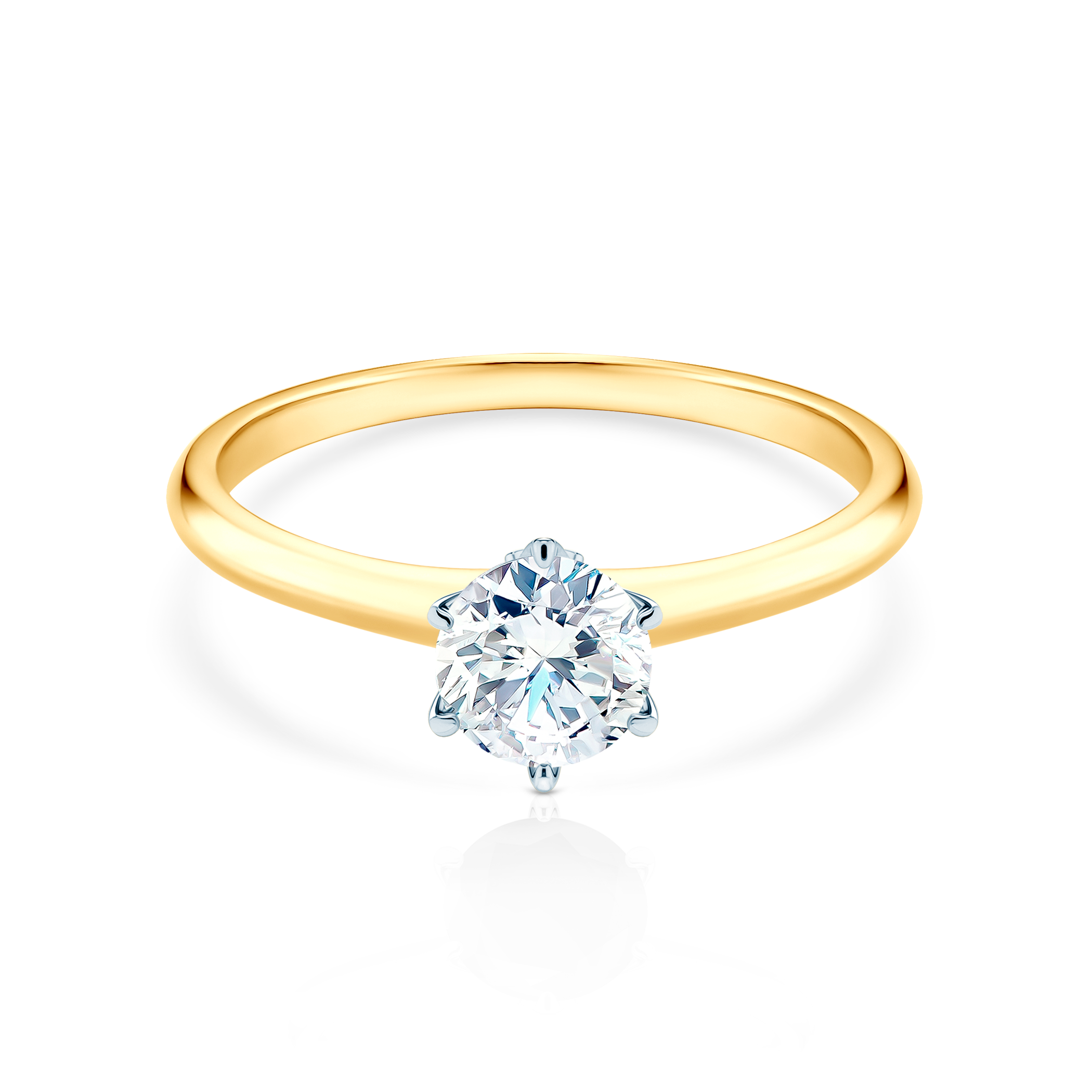 Zaručnički prsten The Journey: dvobojno zlato, dijamant