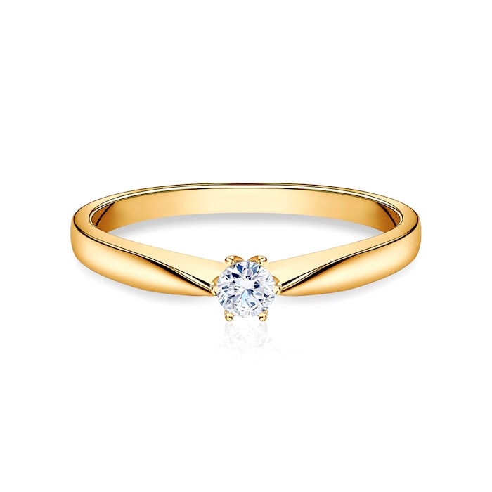 Годежен пръстен SAVICKI: злато, диамант