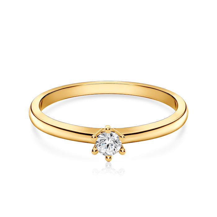 Δαχτυλίδι αρραβώνων SAVICKI: χρυσό, διαμάντι