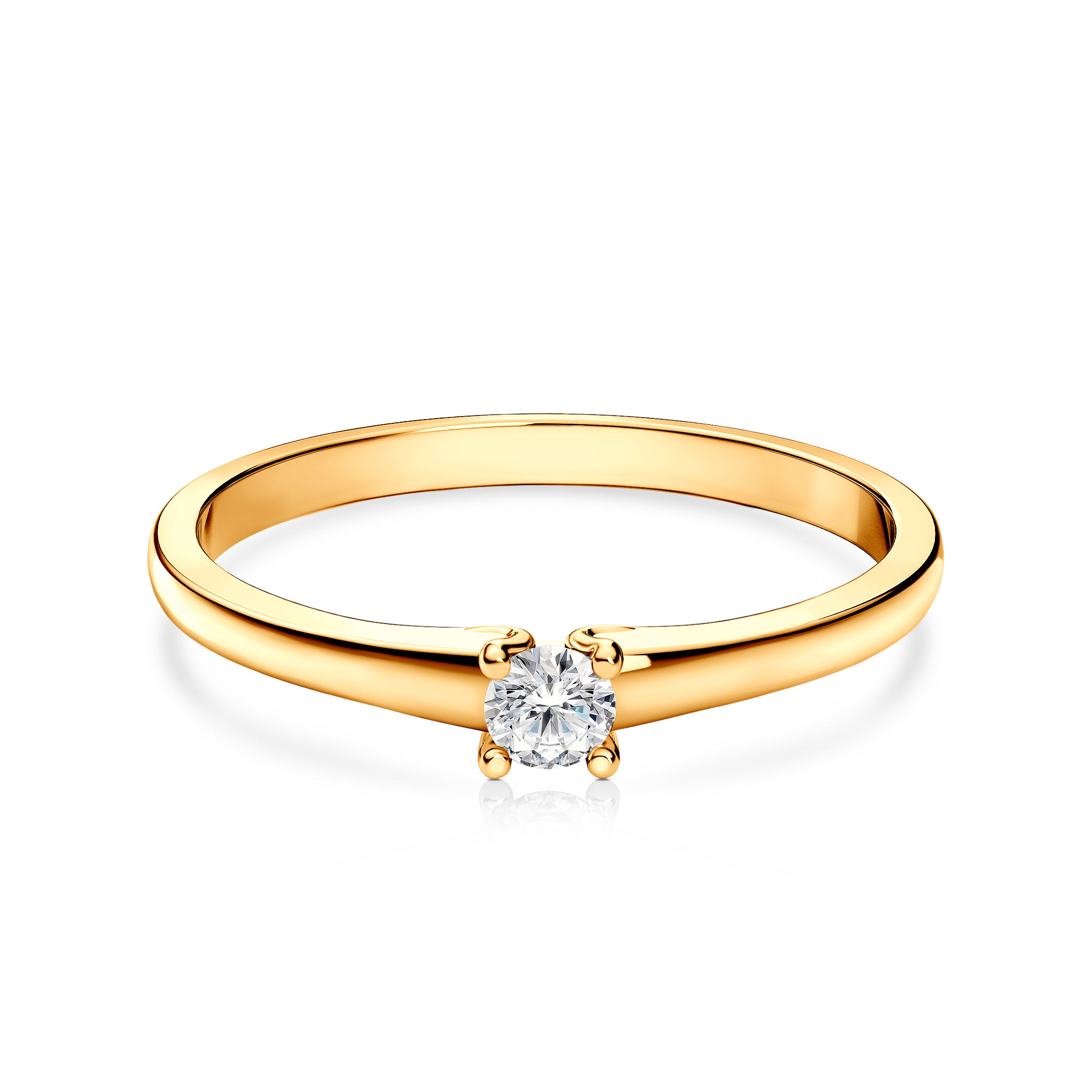 Δαχτυλίδι αρραβώνων SAVICKI: χρυσό, διαμάντι