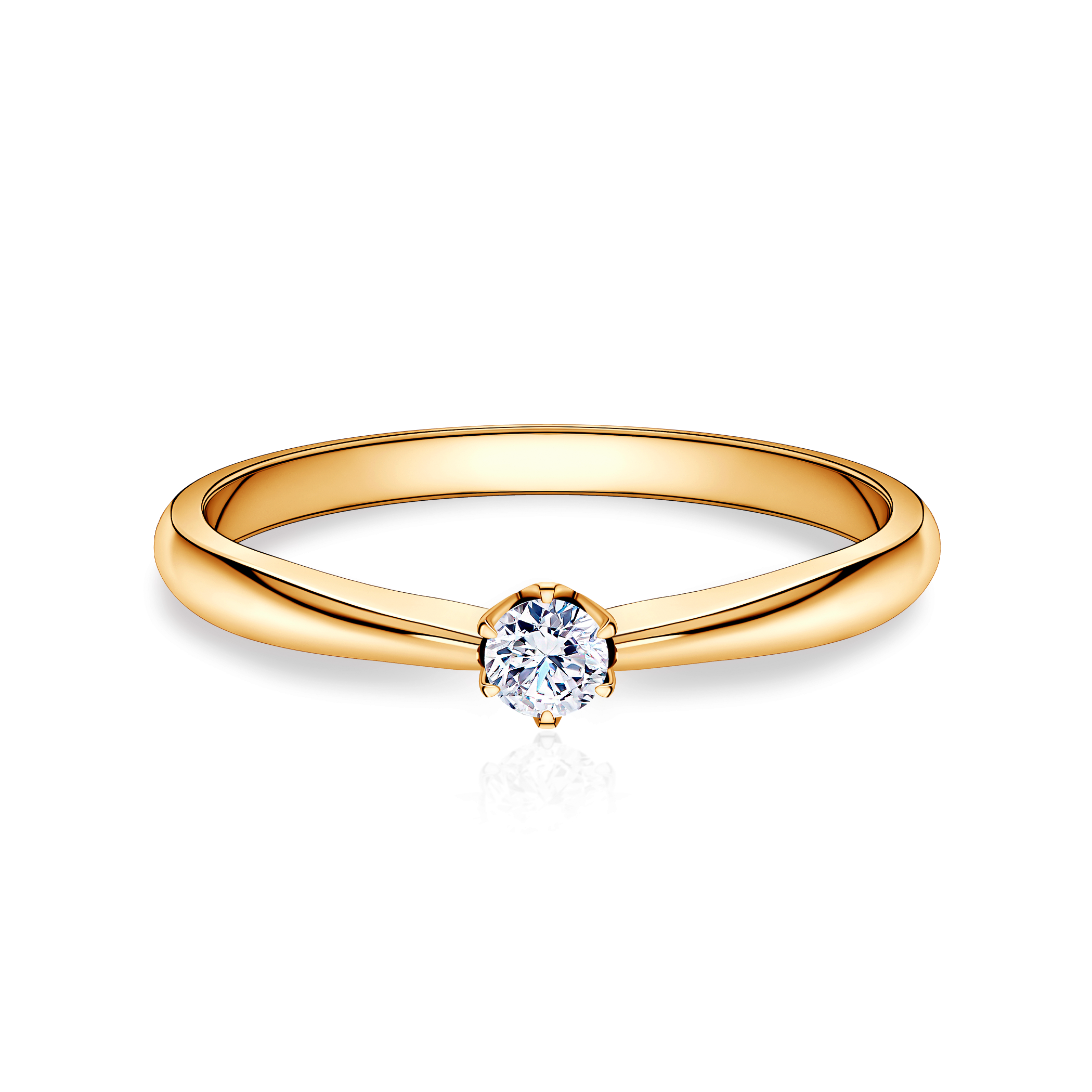 Годежен пръстен SAVICKI: злато, диамант