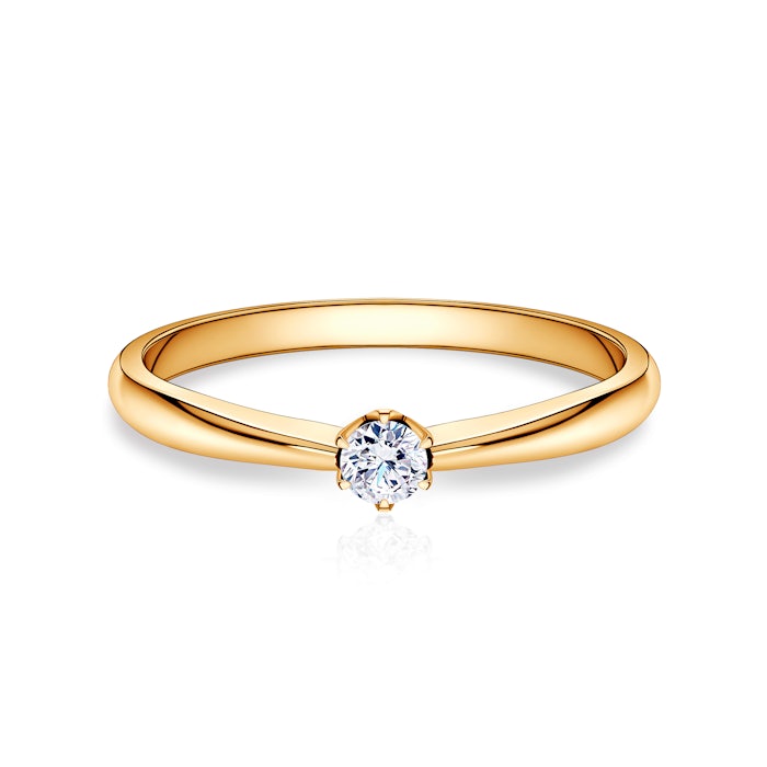 Годежен пръстен SAVICKI: злато, диамант