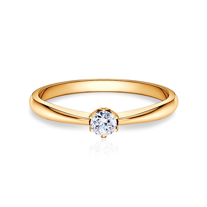 Δαχτυλίδι αρραβώνων SAVICKI: χρυσό, διαμάντι