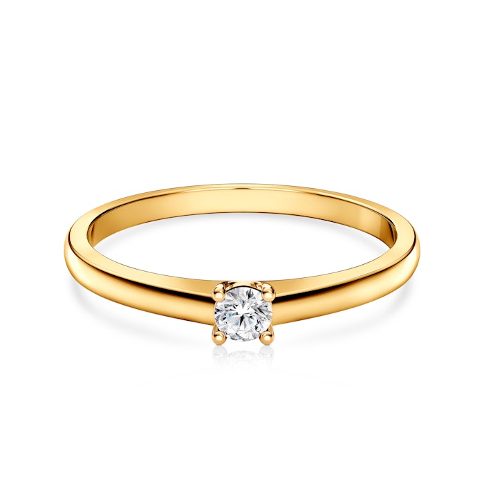 Годежен пръстен SAVICKI: злато, диамант