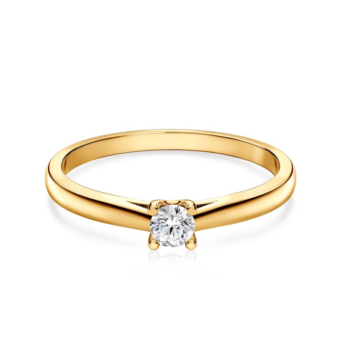 Годежен пръстен SAVICKI: злато, диамант