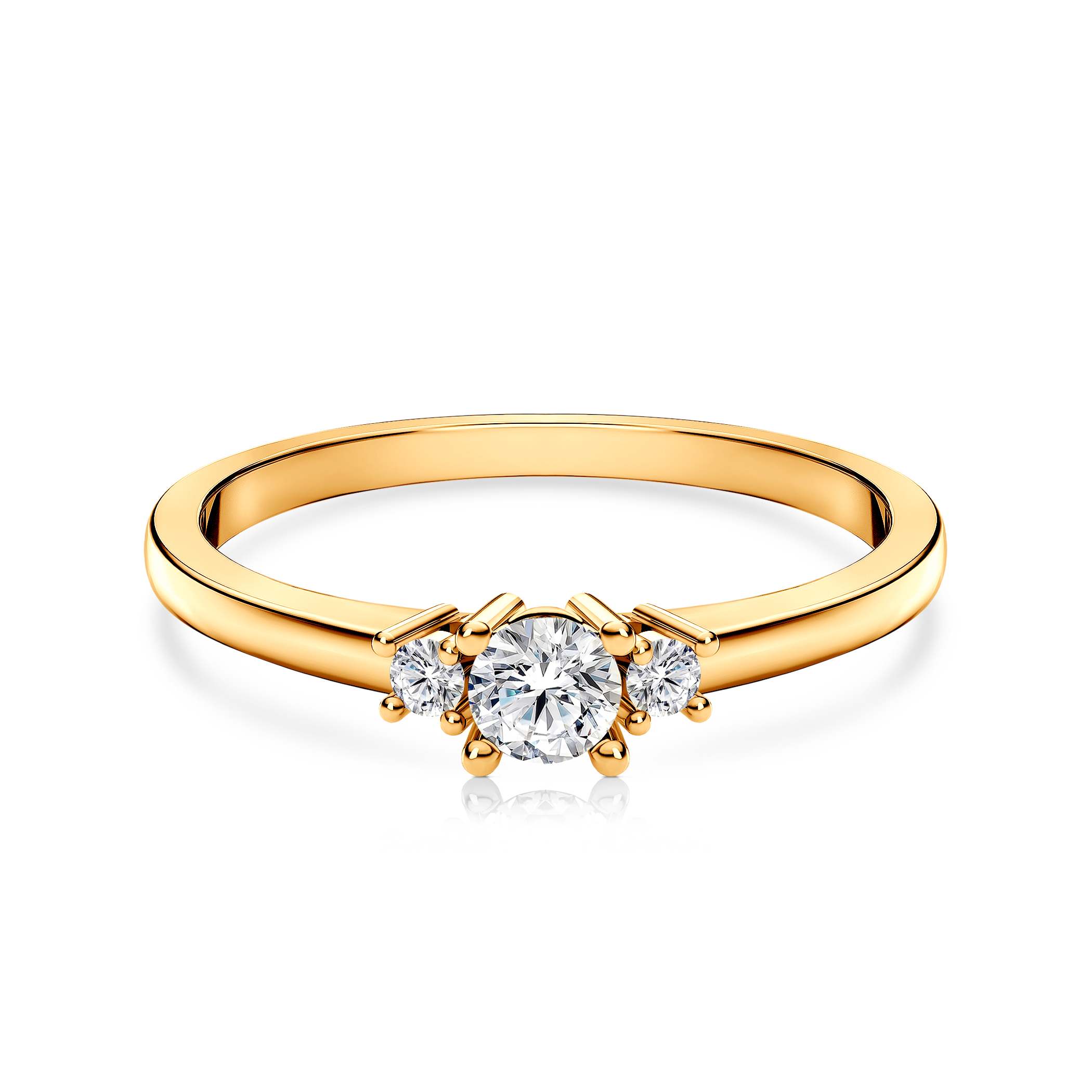 Годежен пръстен SAVICKI: злато, диамант