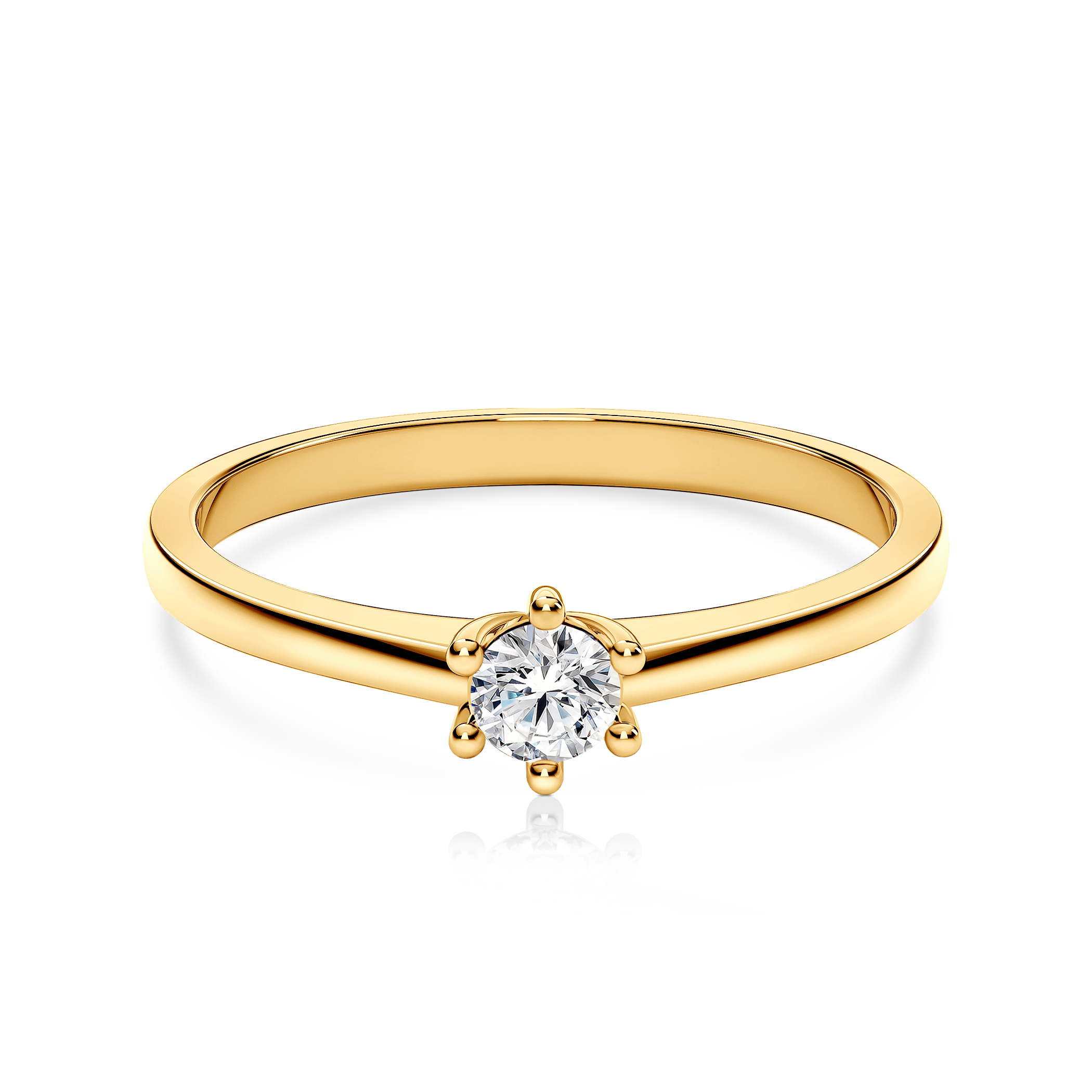 Δαχτυλίδι αρραβώνων SAVICKI: χρυσό, διαμάντι