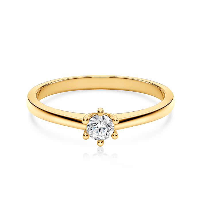 Δαχτυλίδι αρραβώνων SAVICKI: χρυσό, διαμάντι