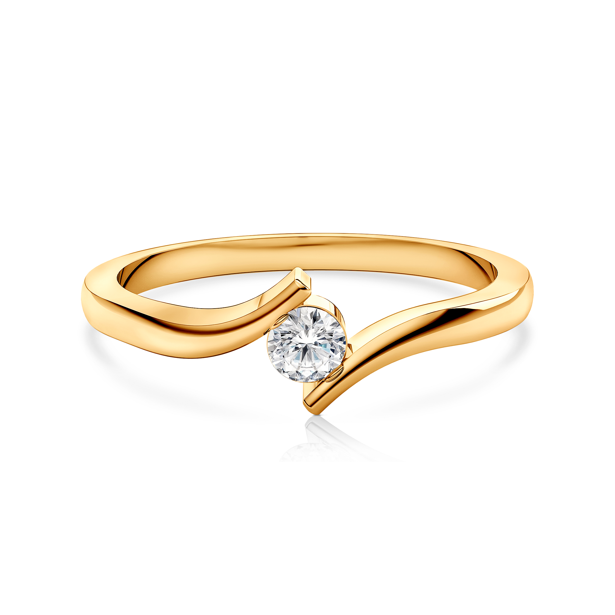 Zaručnički prsten SAVICKI: zlato, dijamant