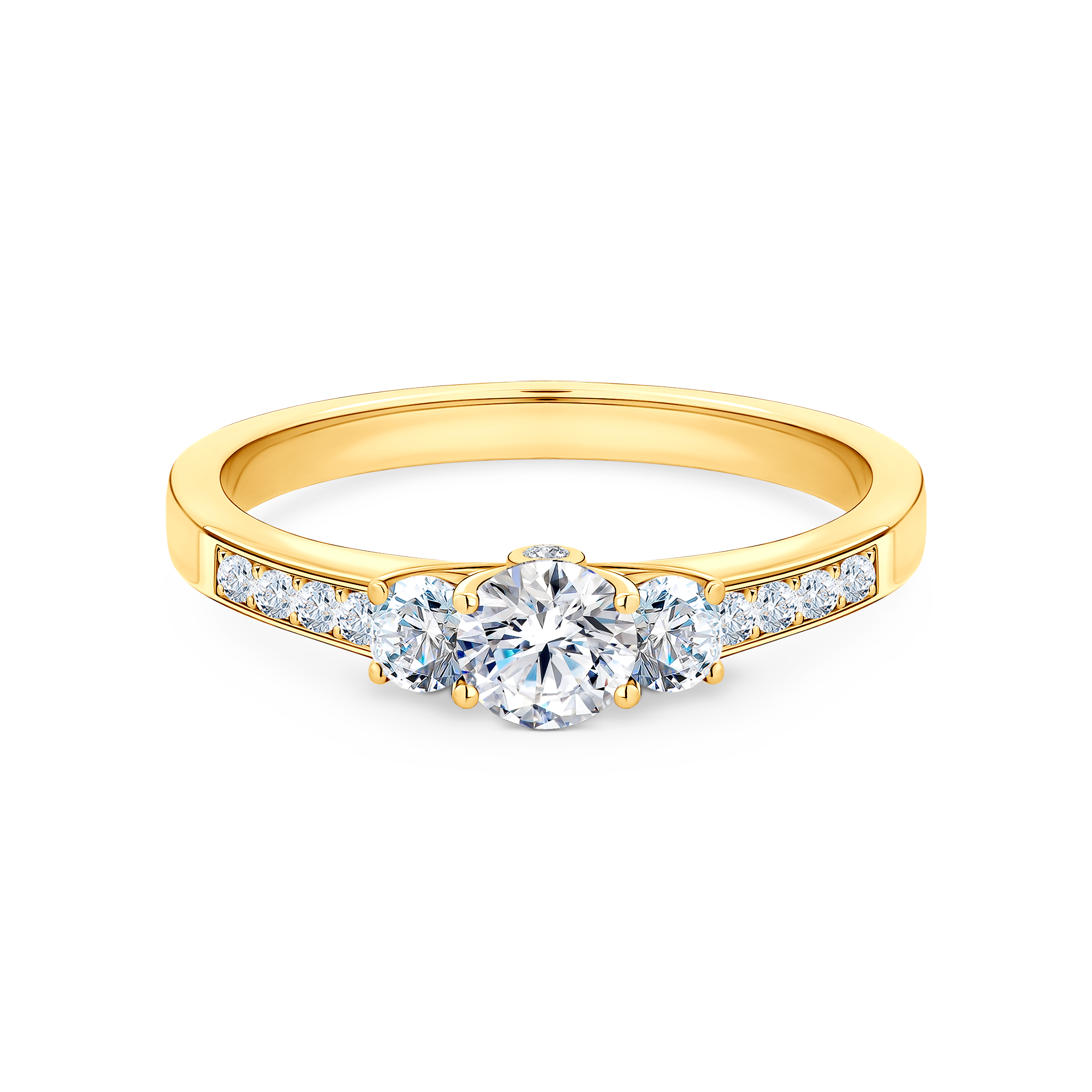 Zaručnički prsten Savicki:  zlato, dijamant