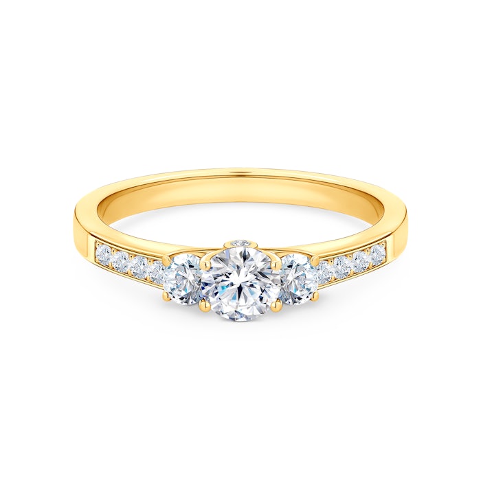 Δαχτυλίδι αρραβώνων Dream: χρυσός, διαμάντι