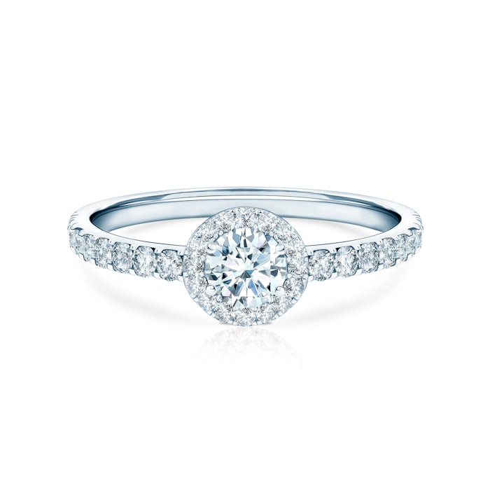 Каблучка для заручин This is Love: біле золото, діамант