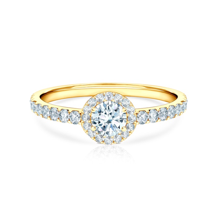 This is Love eljegyzési gyűrű: arany és gyémánt