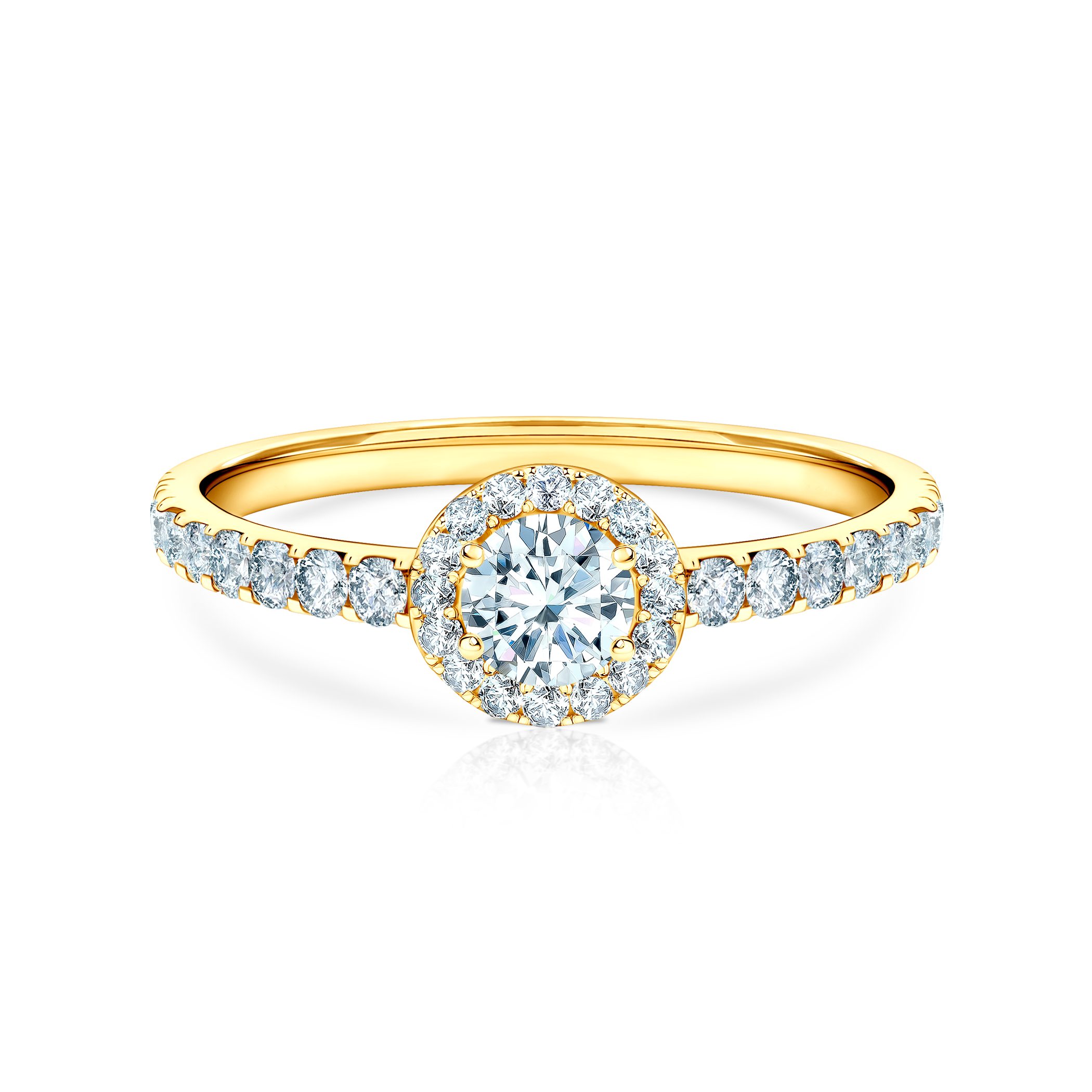 Inel de logodnă This is Love: aur, diamant