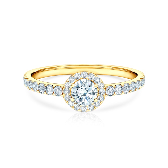 This is Love eljegyzési gyűrű: arany és gyémánt