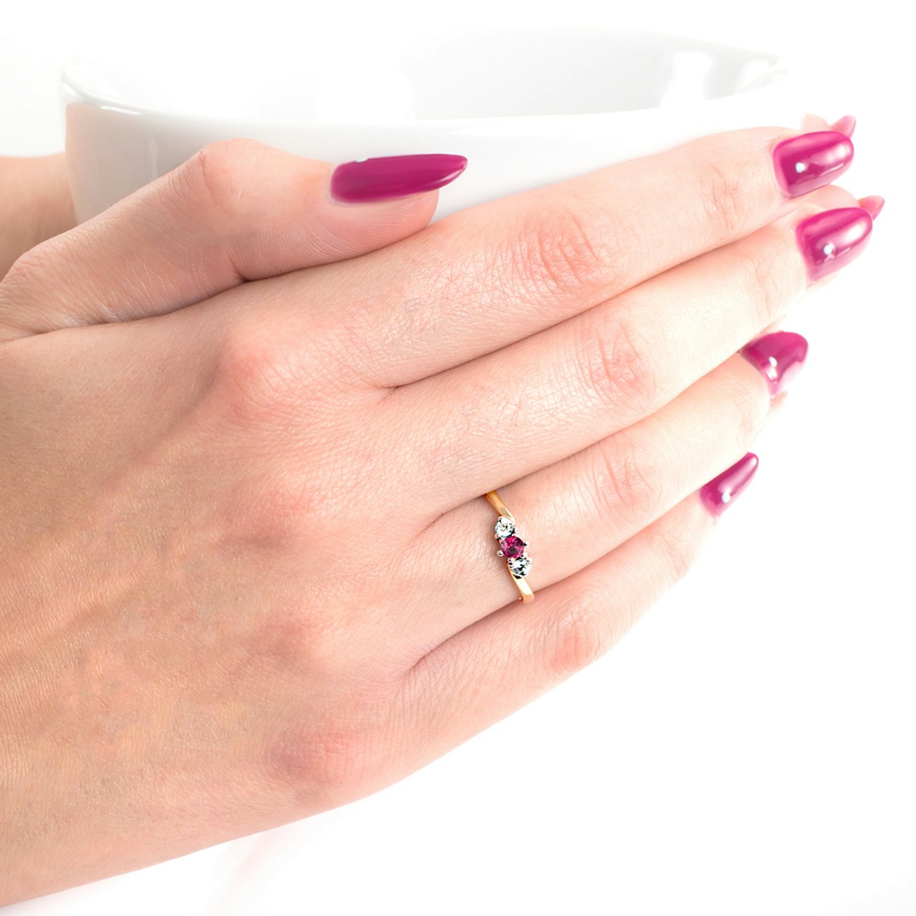 Red Passion gyűrű: arany és rubin
