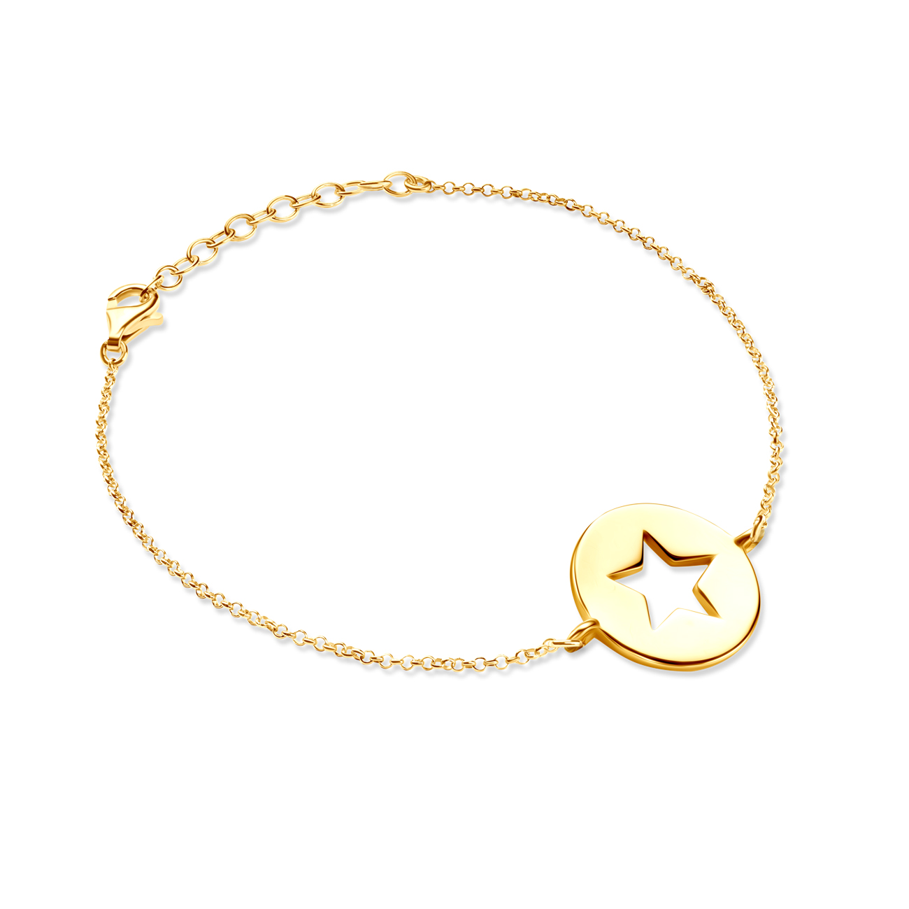 SAVICKI star bracelet: gold-plated silver