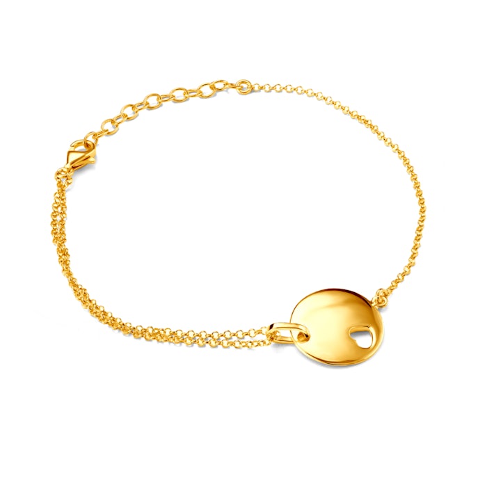 SAVICKI karkötő medállal: aranyozott ezüst