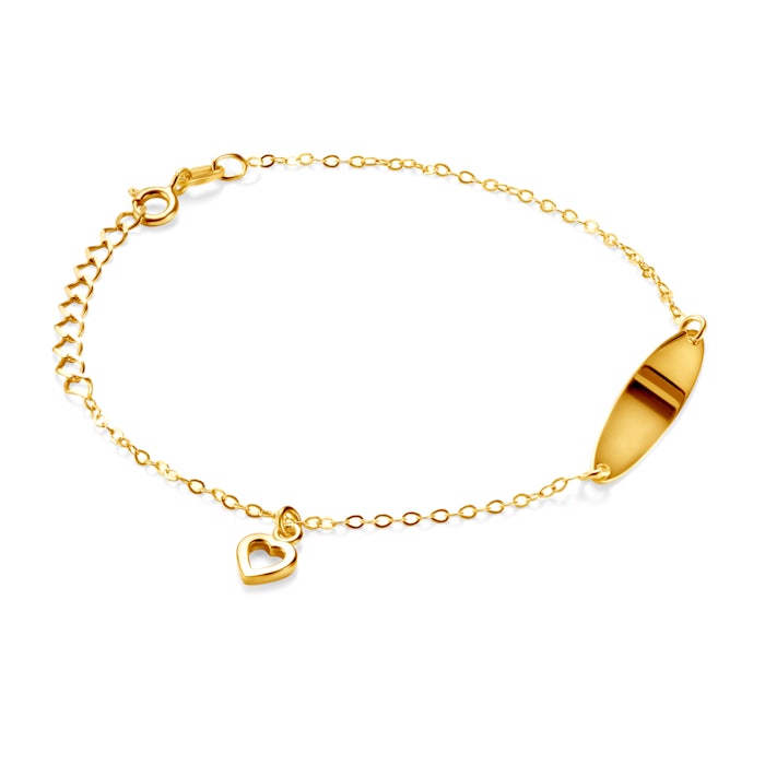 SAVICKI karkötő medállal - szív: aranyozott ezüst