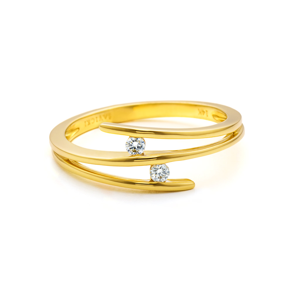 Prsten SAVICKI: zlato, dijamanti